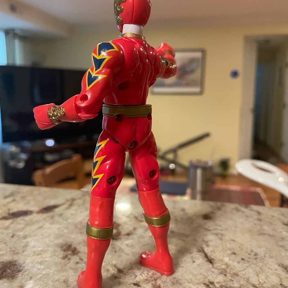 Power Rangers Red Ranger Gold Action Figure Bandai 2003. - Picture 3 of 3